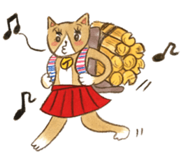 cat momo! sticker #12517759