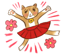 cat momo! sticker #12517761