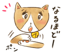 cat momo! sticker #12517762