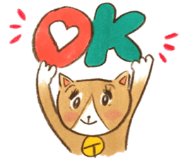 cat momo! sticker #12517766