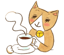 cat momo! sticker #12517769