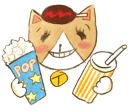 cat momo! sticker #12517770