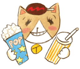 cat momo! sticker #12517770