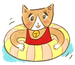 cat momo! sticker #12517771