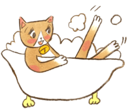 cat momo! sticker #12517779