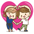 【動く♥】ゆるカップルのLOVE×LOVEな日常 - クリエイターズスタンプ