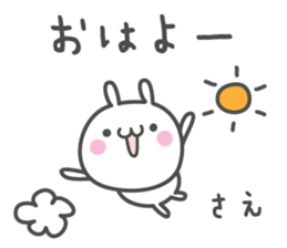 SAE's basic pack,cute rabbit sticker #12518358