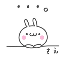 SAE's basic pack,cute rabbit sticker #12518366