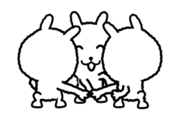 A Happy Rabbit 2 sticker #12518395