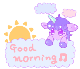 Pastel Unicorn. sticker #12518490