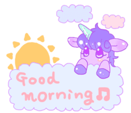 Pastel Unicorn. sticker #12518490