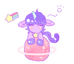Pastel Unicorn. sticker #12518495