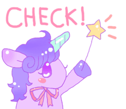 Pastel Unicorn. sticker #12518503