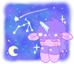 Pastel Unicorn. sticker #12518506