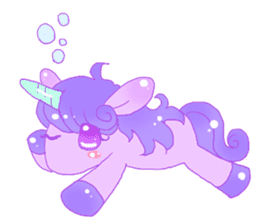 Pastel Unicorn. sticker #12518507