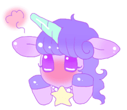 Pastel Unicorn. sticker #12518508