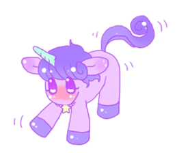 Pastel Unicorn. sticker #12518510