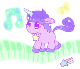 Pastel Unicorn. sticker #12518511