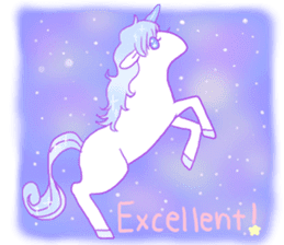 Pastel Unicorn. sticker #12518515