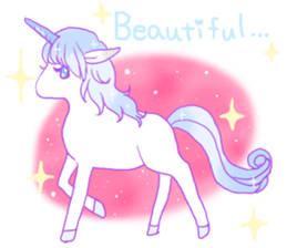 Pastel Unicorn. sticker #12518516