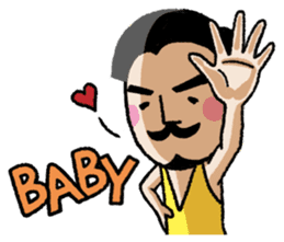 Mr. Deep V sticker #12518640