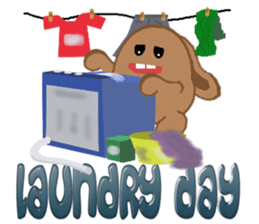 Brown Blob Pudding sticker #12519584