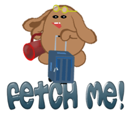 Brown Blob Pudding sticker #12519596