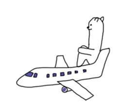traveling Yulpaca-san sticker #12519735