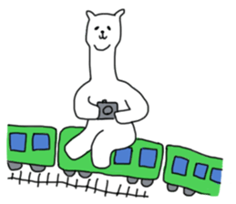 traveling Yulpaca-san sticker #12519736