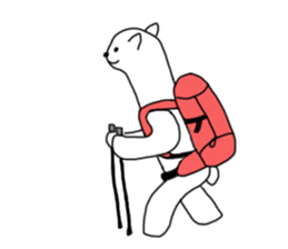 traveling Yulpaca-san sticker #12519738