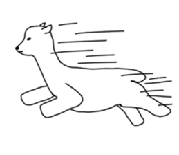 traveling Yulpaca-san sticker #12519747