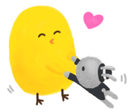 Chicken Joy's Love day sticker #12519838