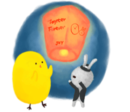 Chicken Joy's Love day sticker #12519842