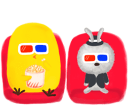 Chicken Joy's Love day sticker #12519849