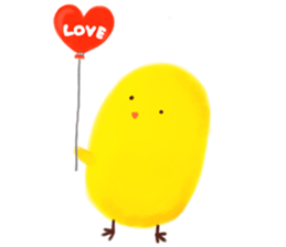 Chicken Joy's Love day sticker #12519853
