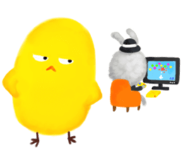 Chicken Joy's Love day sticker #12519867
