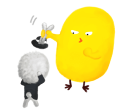 Chicken Joy's Love day sticker #12519872