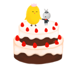 Chicken Joy's Love day sticker #12519874