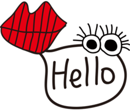 Jumping on sugar tongue sticker #12519919