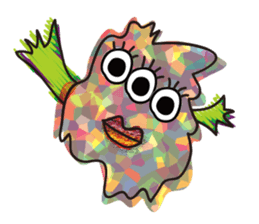 Jumping on sugar tongue sticker #12519920