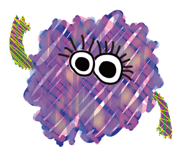 Jumping on sugar tongue sticker #12519922