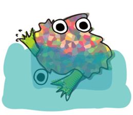 Jumping on sugar tongue sticker #12519923