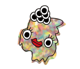 Jumping on sugar tongue sticker #12519924