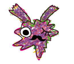 Jumping on sugar tongue sticker #12519927