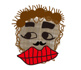 Jumping on sugar tongue sticker #12519930