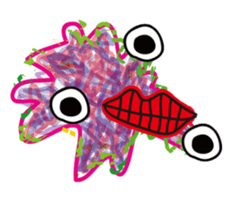 Jumping on sugar tongue sticker #12519933