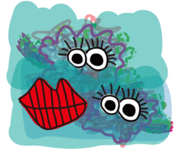 Jumping on sugar tongue sticker #12519935