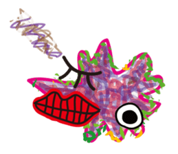 Jumping on sugar tongue sticker #12519936