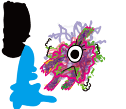 Jumping on sugar tongue sticker #12519937