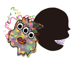 Jumping on sugar tongue sticker #12519939